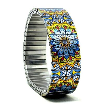 Bracciale di design in acciaio inossidabile da 18 mm fatto a mano a Londra - caldo ambiente metallico