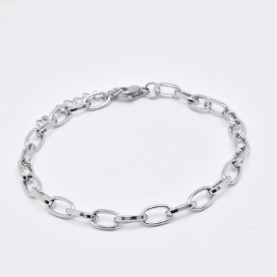 Pulsera de eslabones de acero inoxidable - BR110331AR