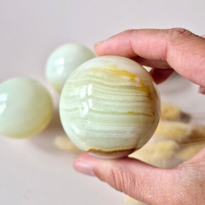 Bola de jade afgano de 5 cm