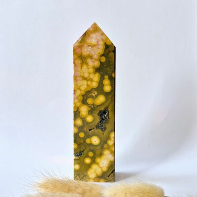 Pierre précieuse Druzy Ocean Jasper Tower #5 - 225 g