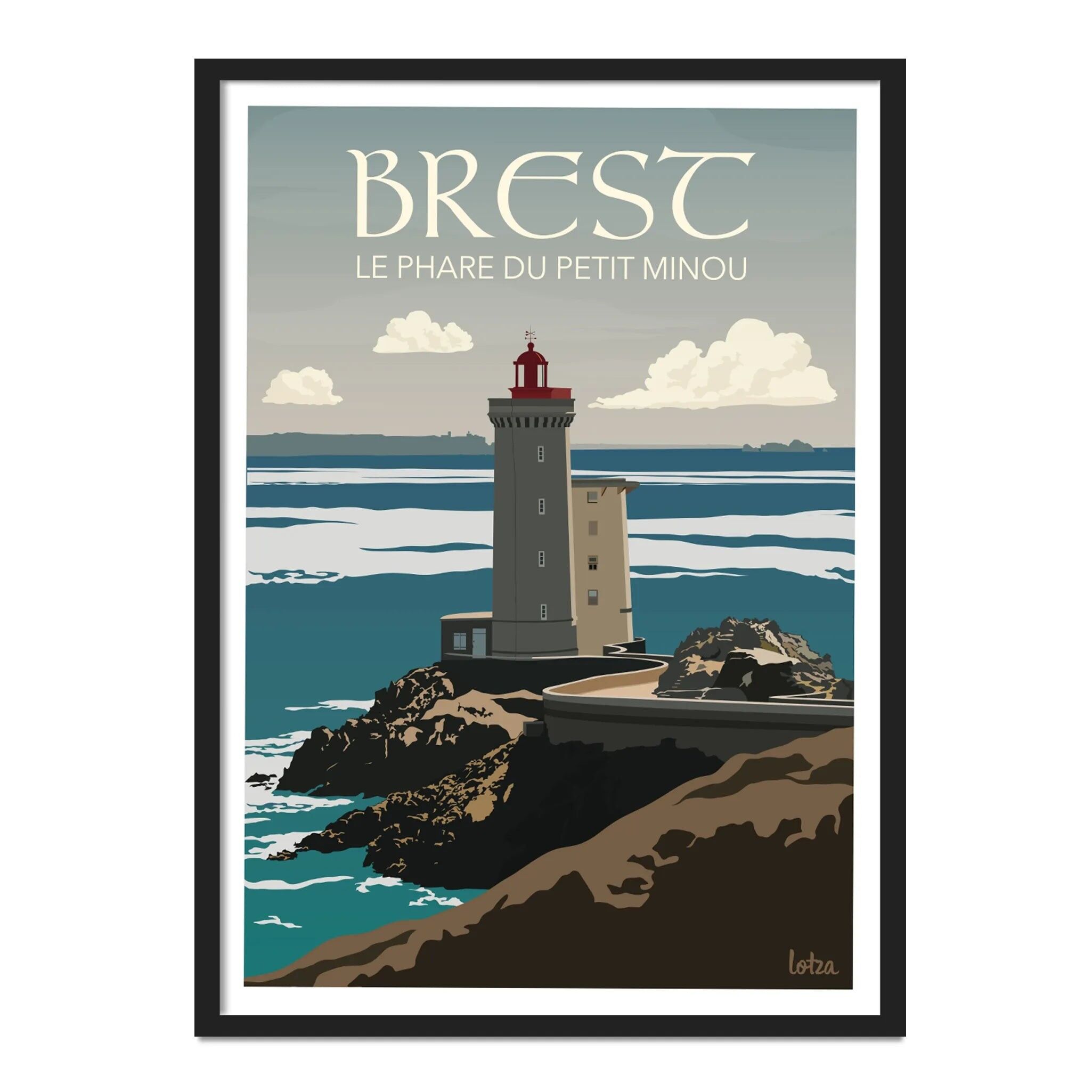 Poster di Brest - Faro del Petit Minou
