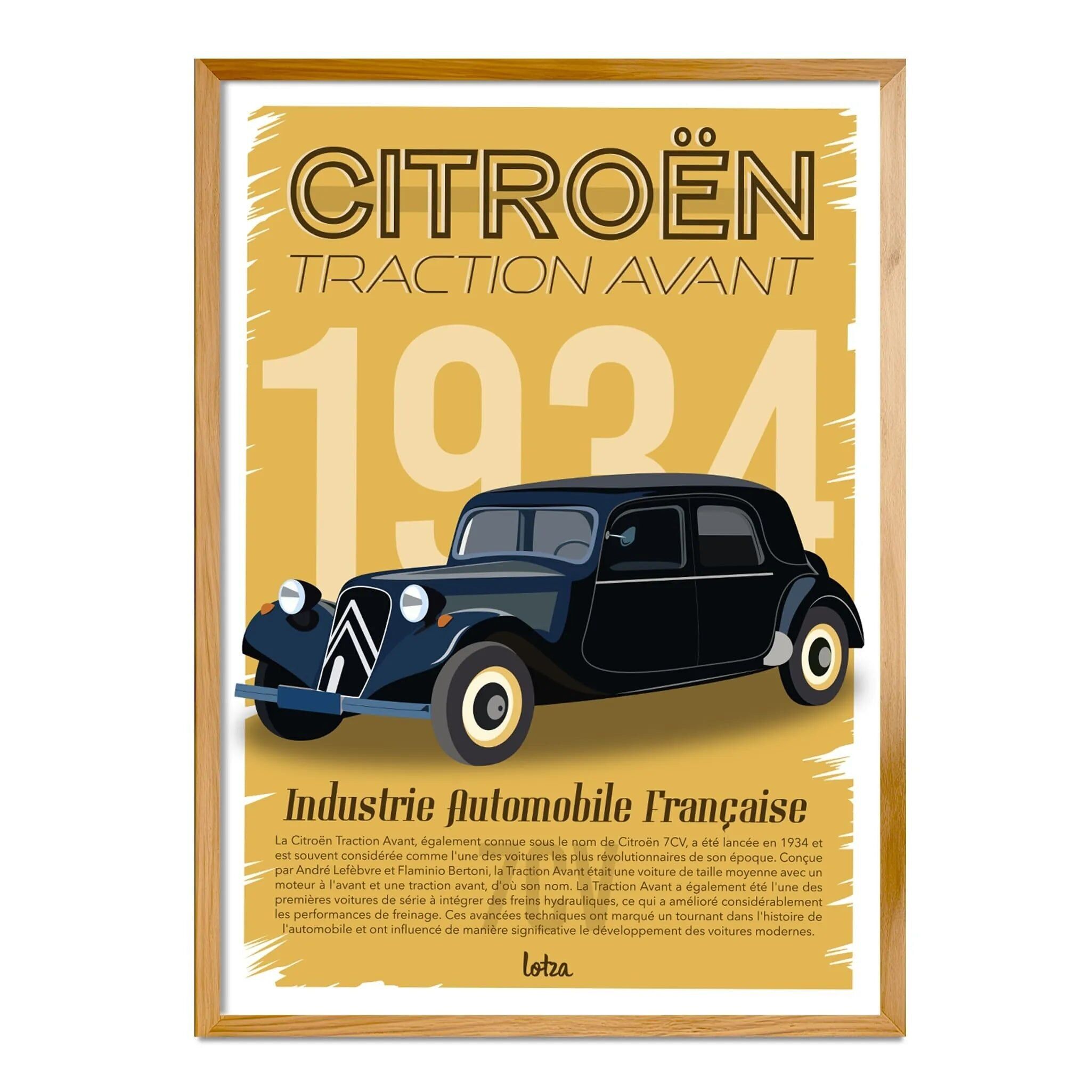 Poster Citroën Traction Avant