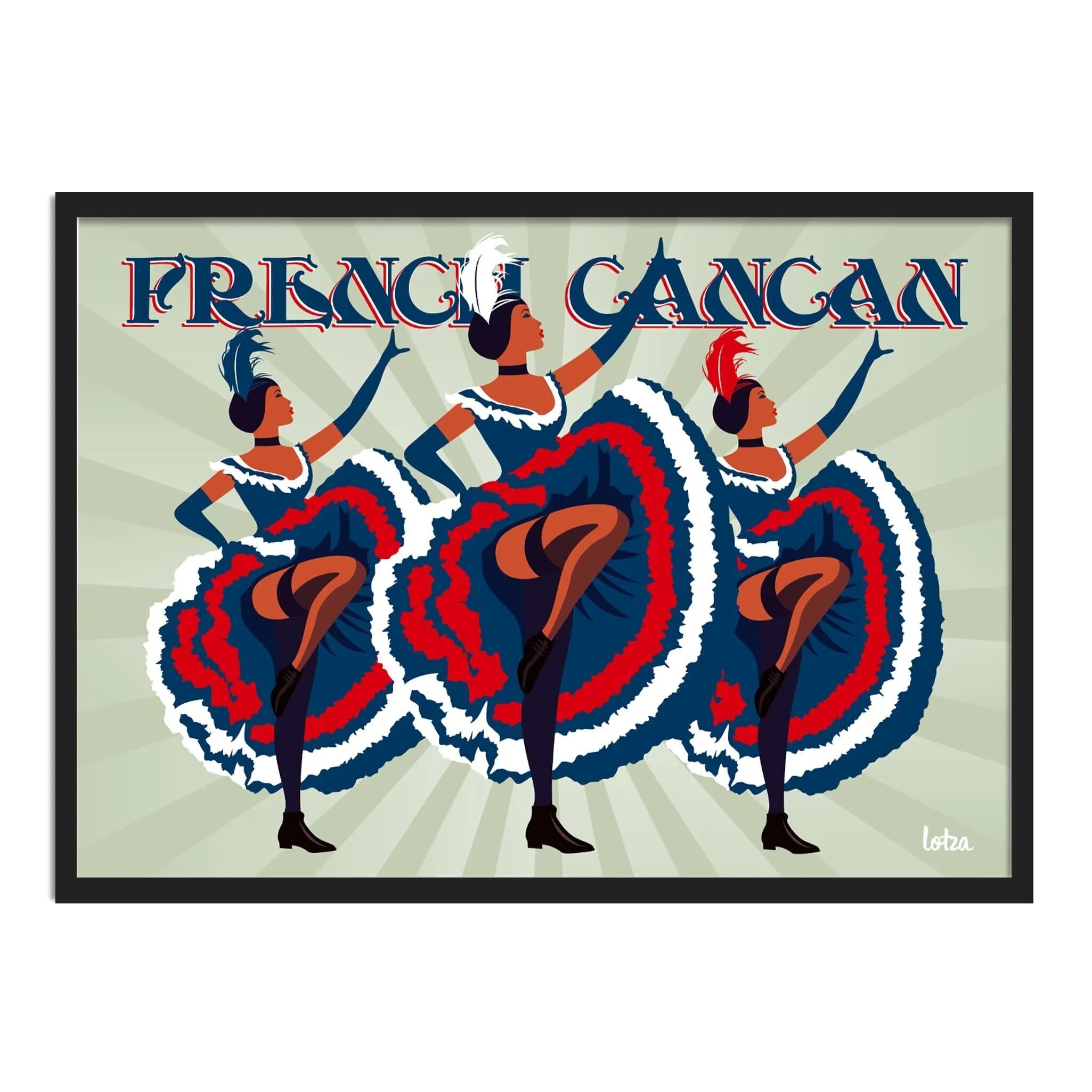 Manifesto del cancan francese