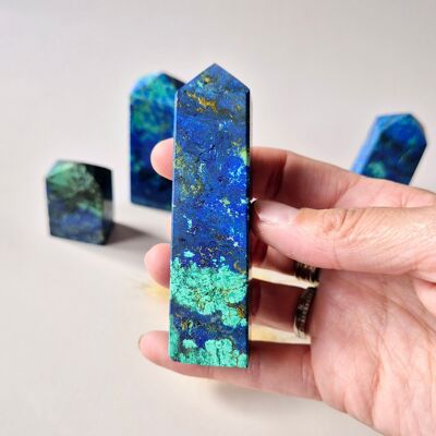 Tour d'azurite, pierre précieuse rare – n° 2 : 78 grammes de pur mystère et de pouvoir intuitif