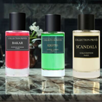 🔥 Pack Collection Privée – 5 Parfums Édition Intense Paris (5 x 50 ml)