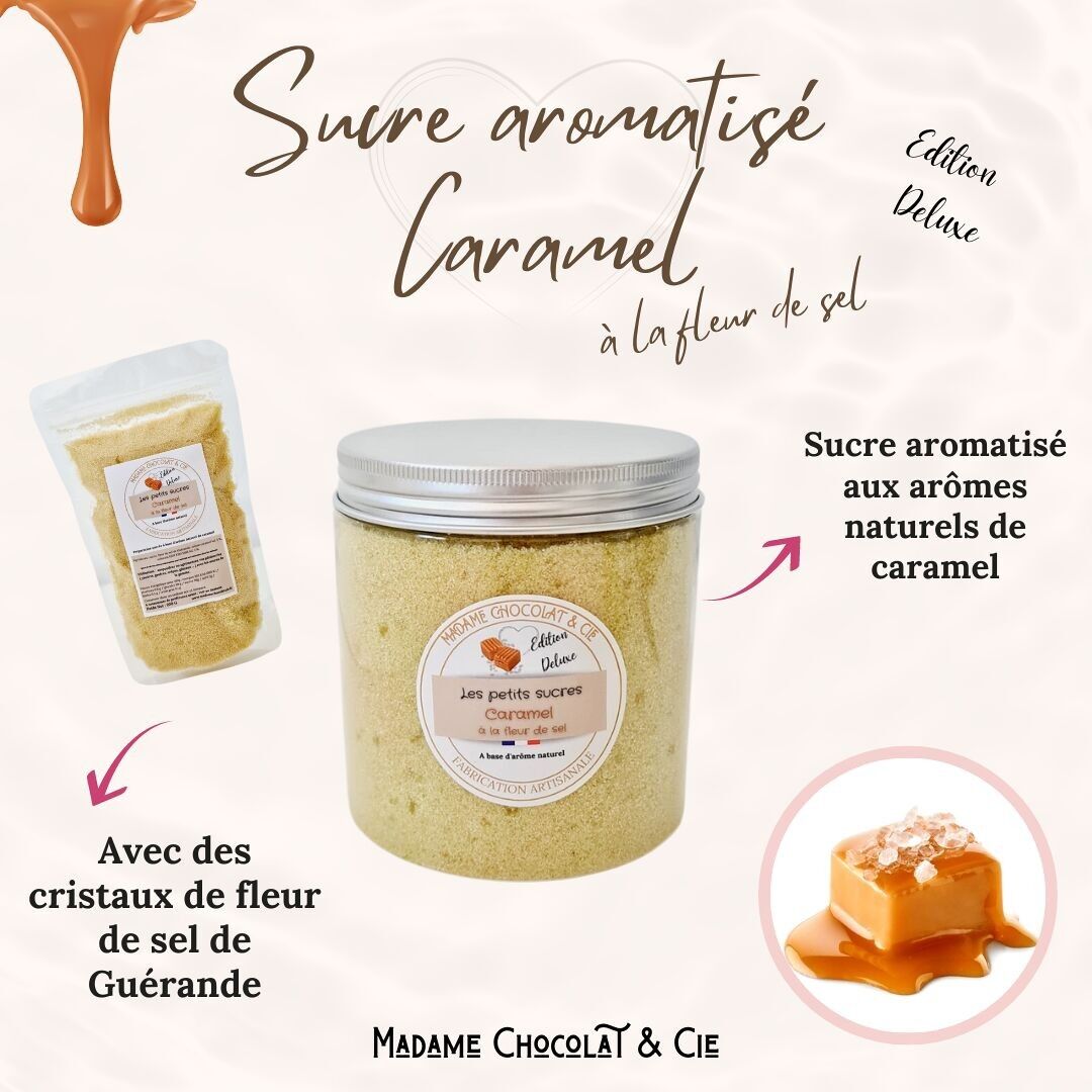 Flavored sugar – fleur de sel caramel – Deluxe Edition