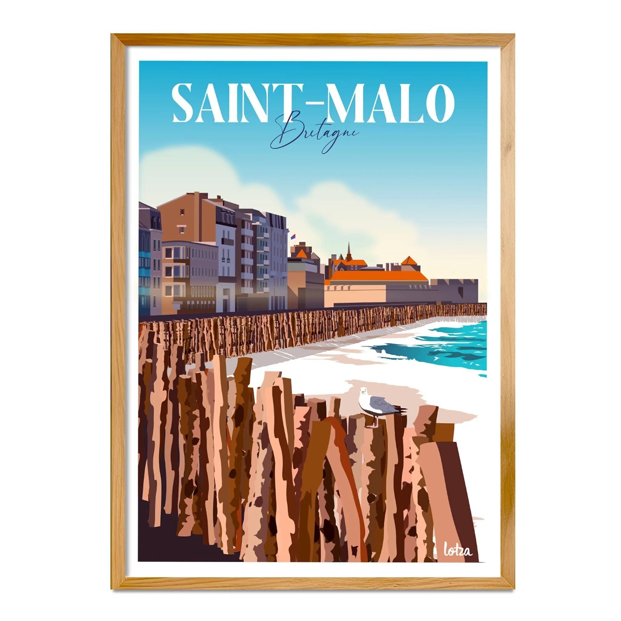 Saint-Malo-Plakat