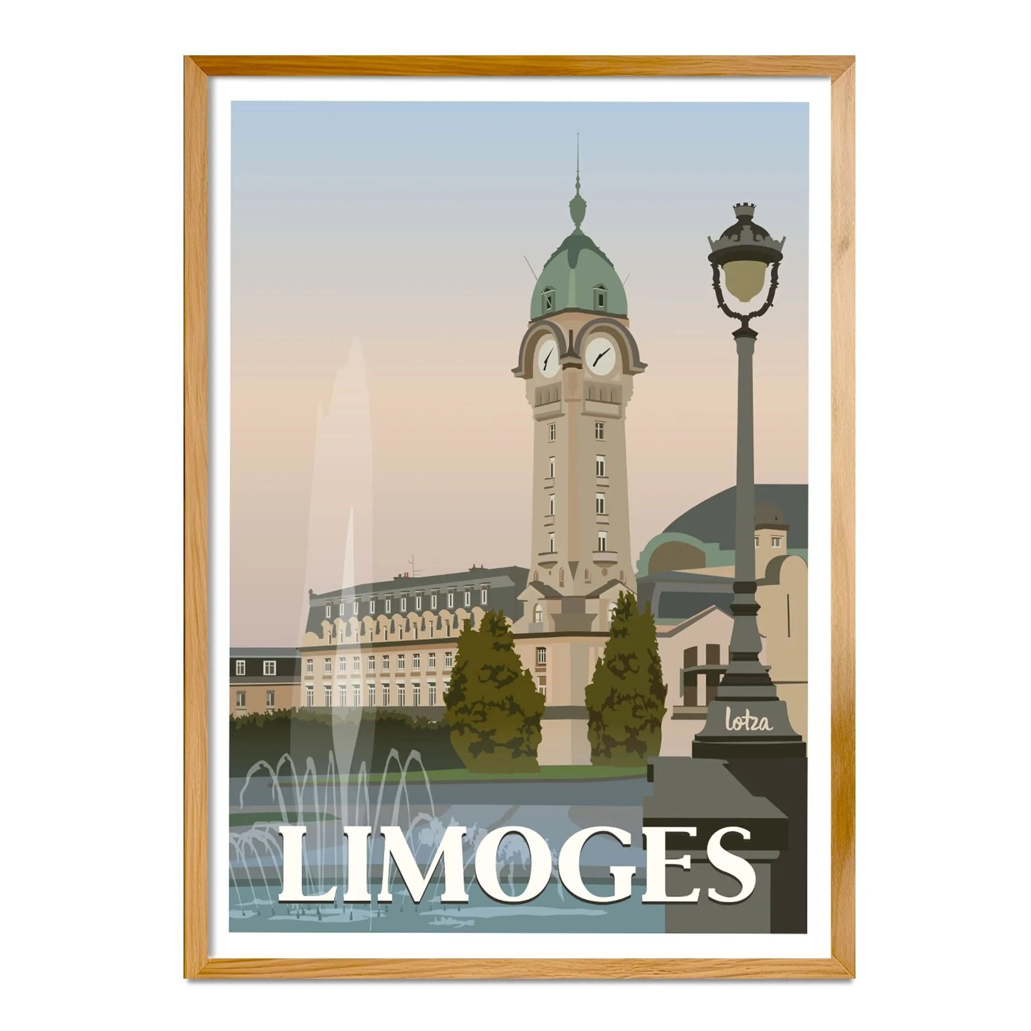 Limoges-Plakat