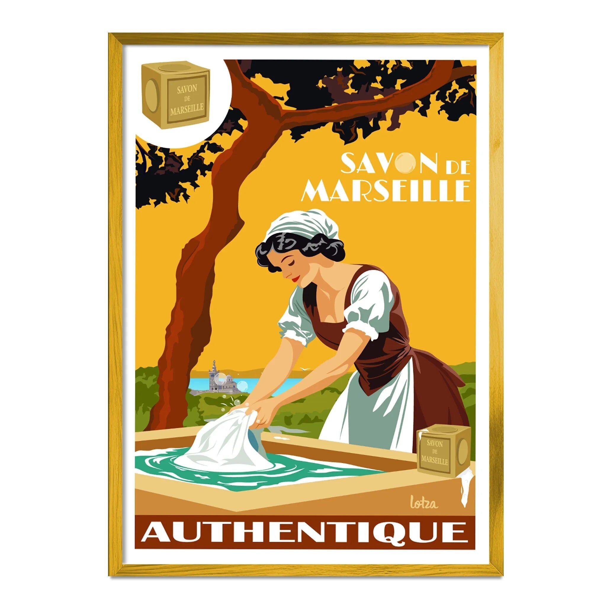 Marseille Seife Poster