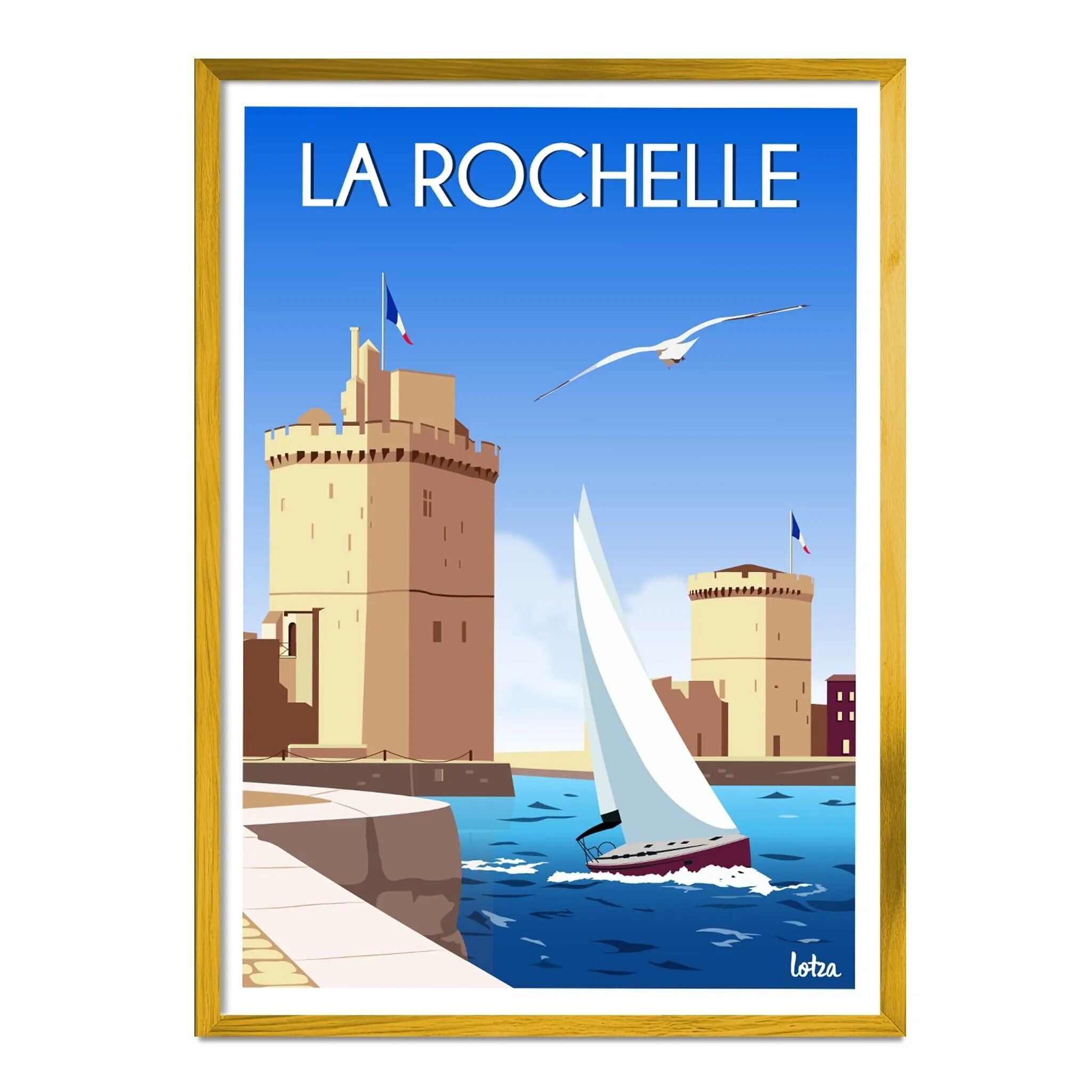 Poster La Rochelle - Die zwei Türme