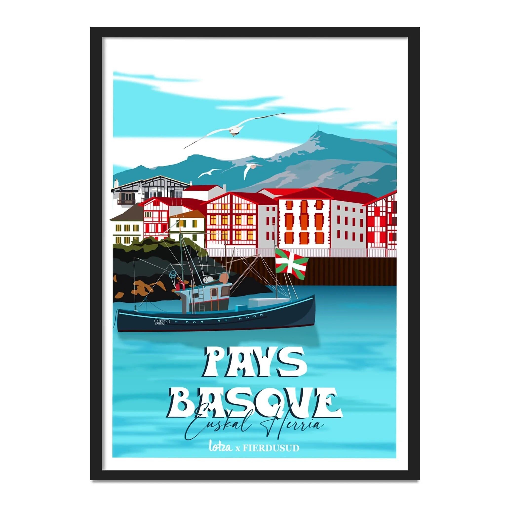Baskenland-Plakat