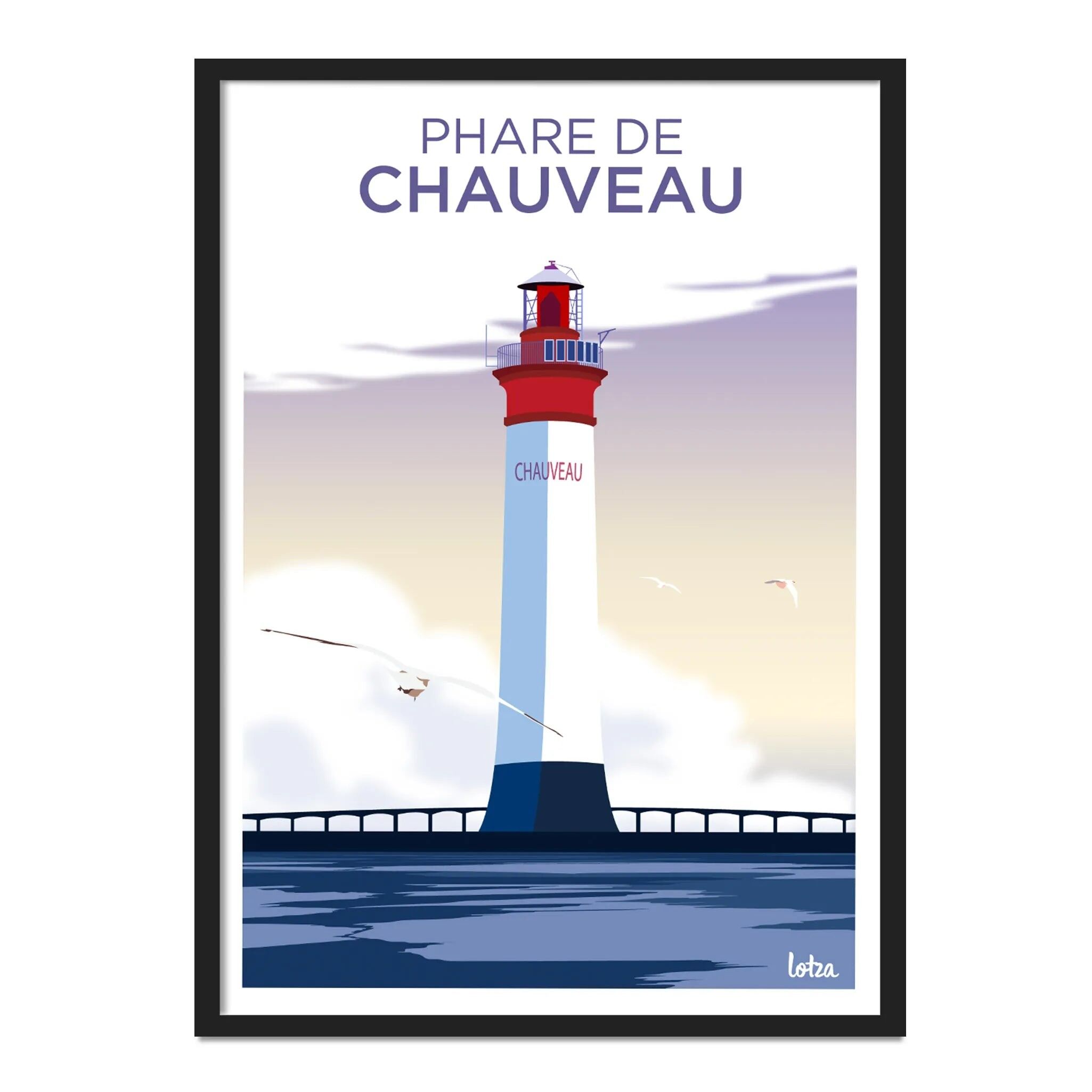 Chauveau-Leuchtturm Poster