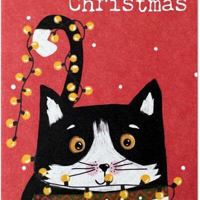 grande gatto di Natale