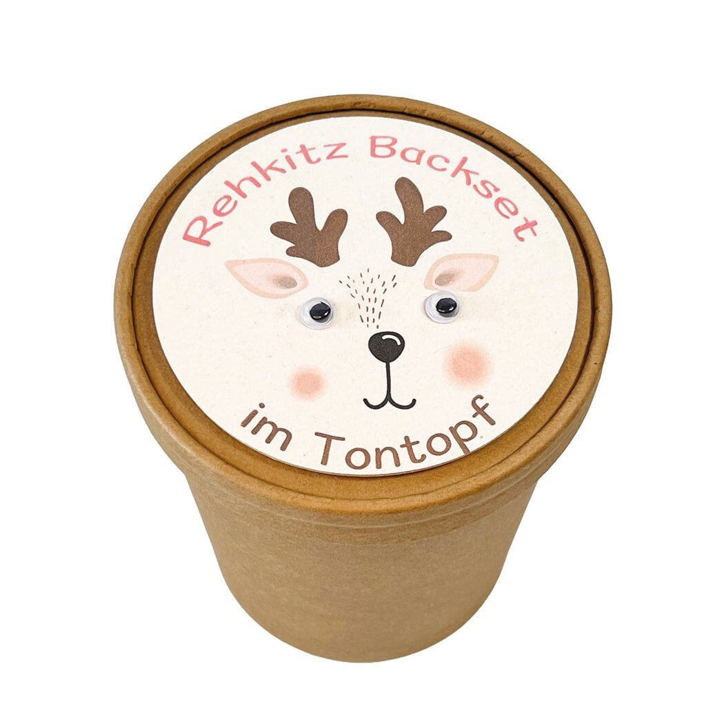 Rehkitz Backset im Pott – Süßer Zauber im Tontopf