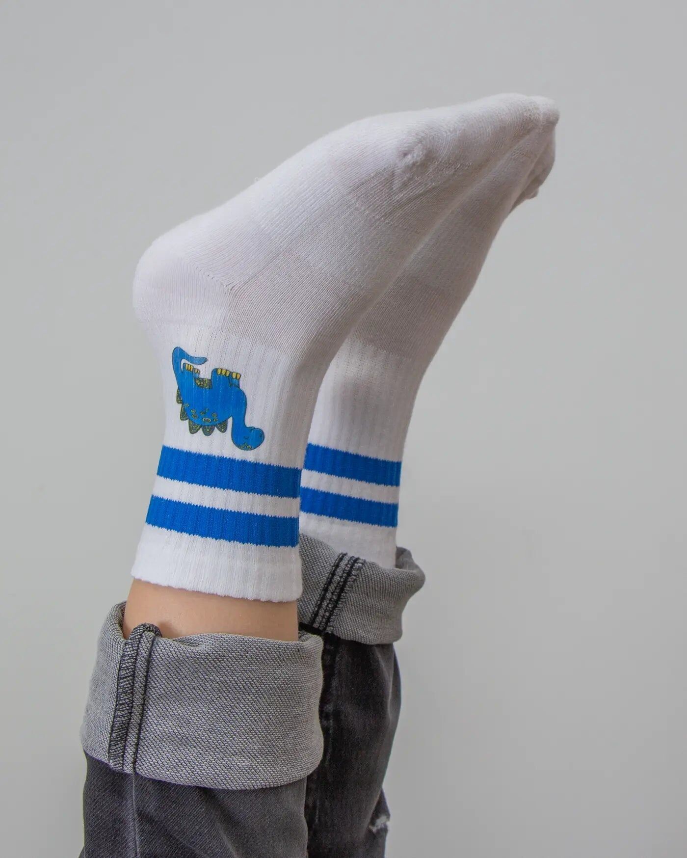 Kinder-Socken "Dino blau"