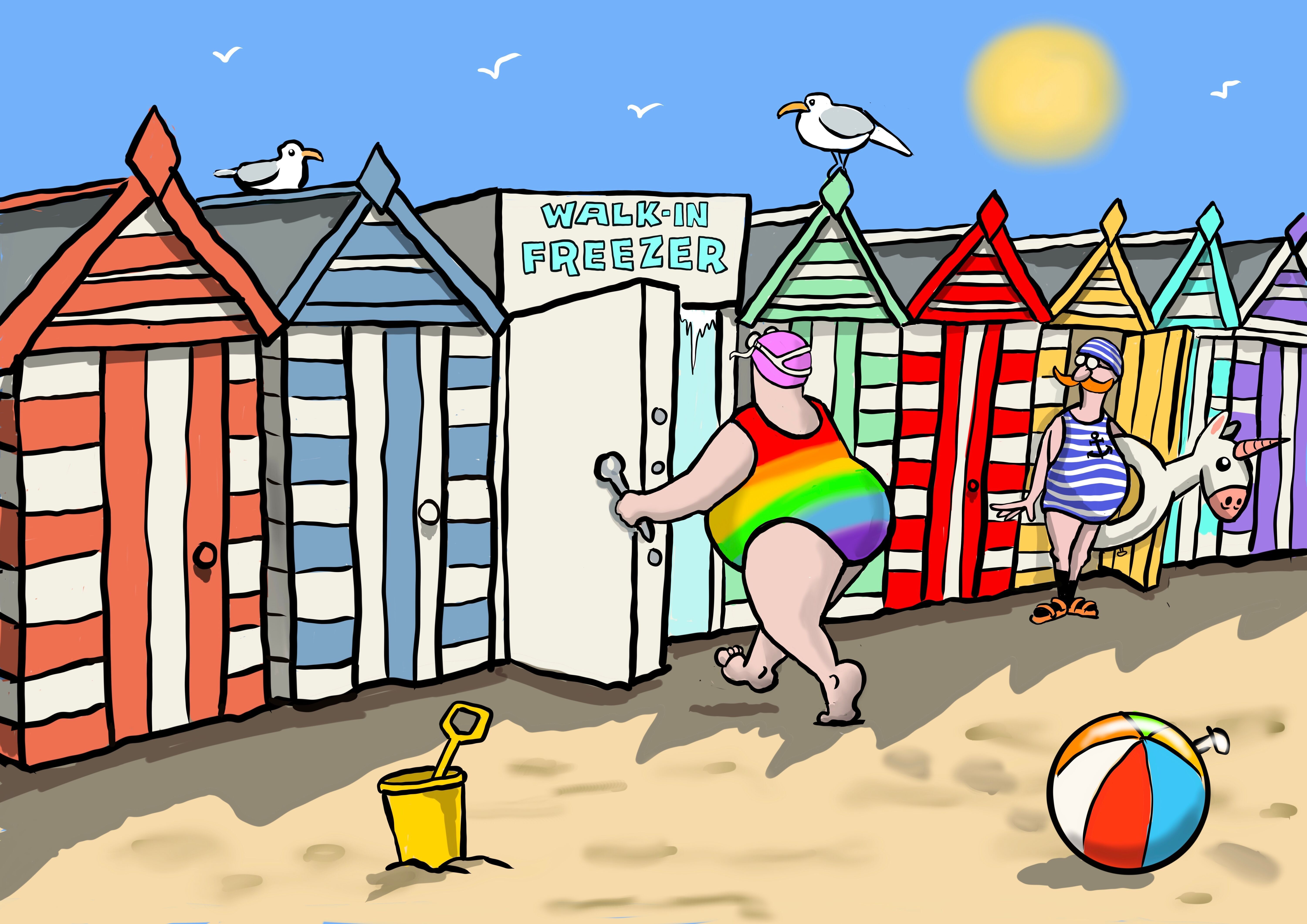 Flocker | Summer Freeze | Biglietti d'auguri vuoti Kimmer