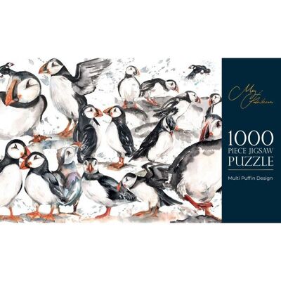 Puzzle Puffins 1000 pièces de Meg Hawkins, 50 x 70 cm