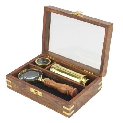 Set esploratore Darwin, 17x12 cm