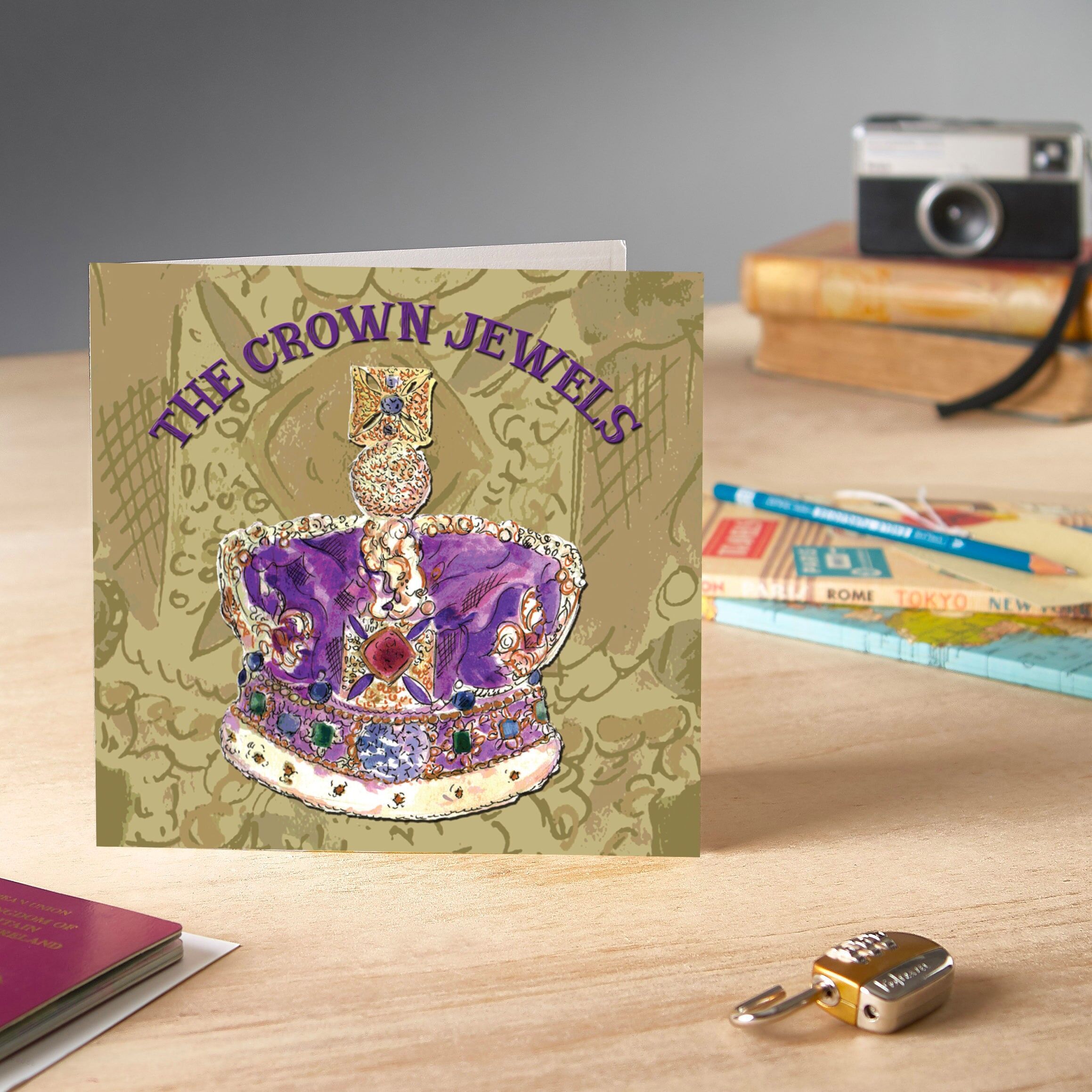 Die Kronjuwelen Urban Icons Grußkarte