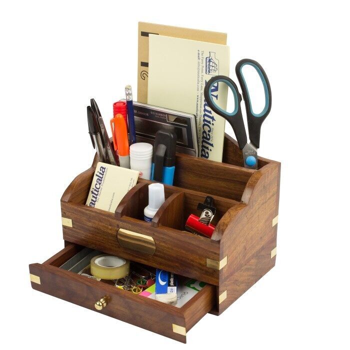 Portaoggetti da scrivania in stile navale, 20 cm