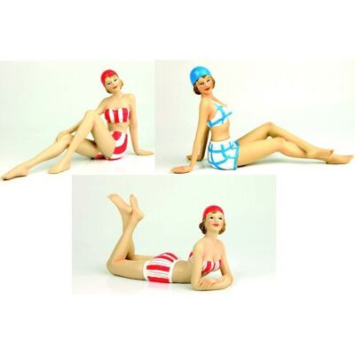 Beach Ladies, 23 cm, 3 assortiti