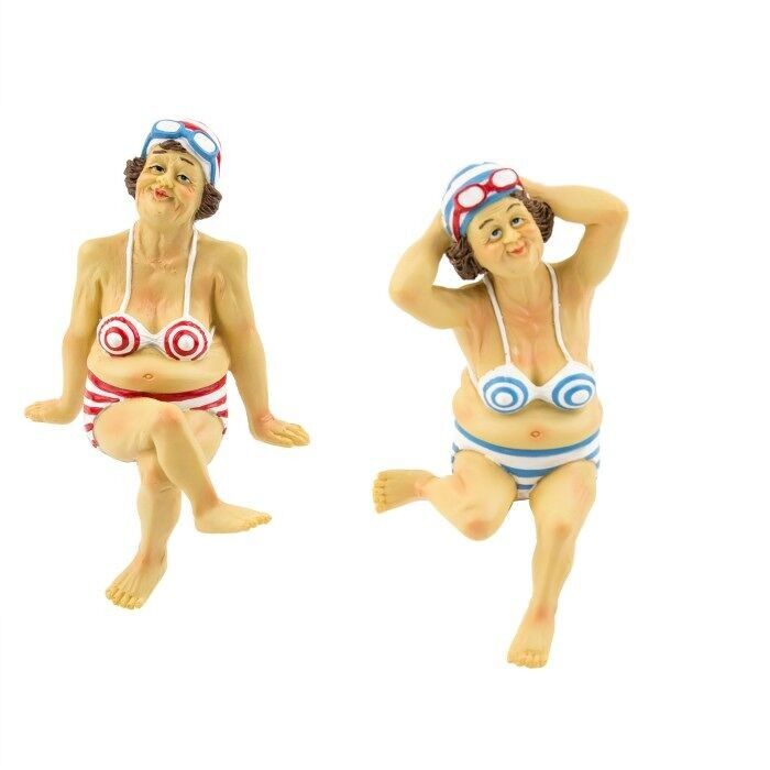 Vecchi cari seduti, 13 cm, 2 assortiti