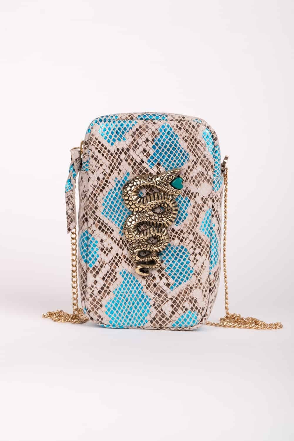 Mini bolso serpiente