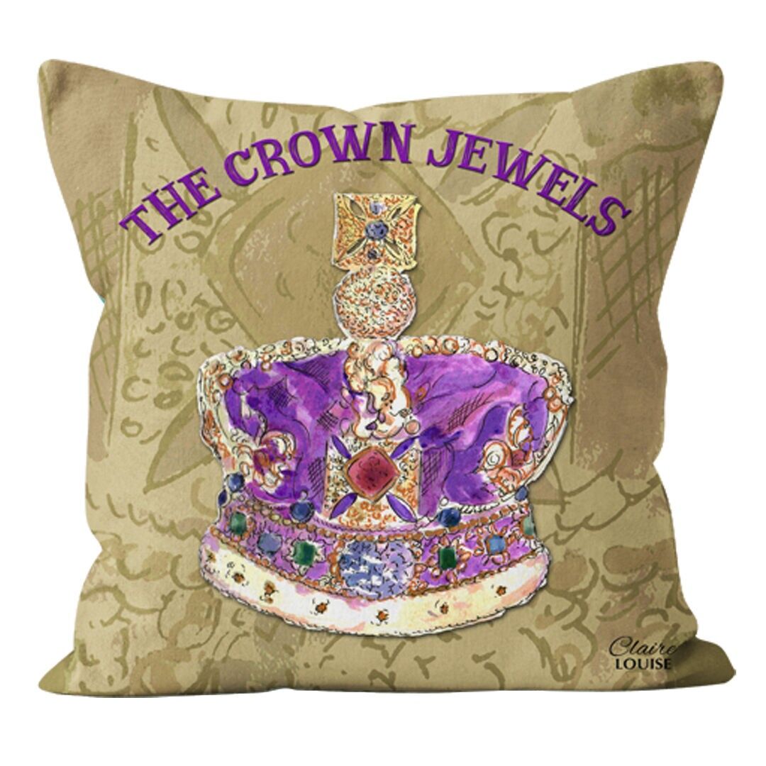 Coussin Icônes urbaines Les Joyaux de la Couronne