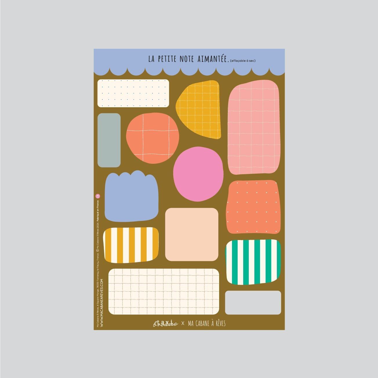 Note adesive magnetiche - Les P'tites NOTES di Taxi Brousse