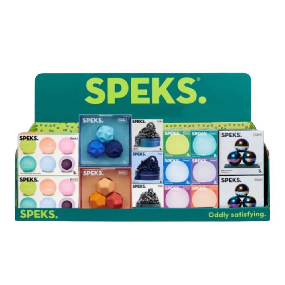 Speks Multi-product display with Mini Gump