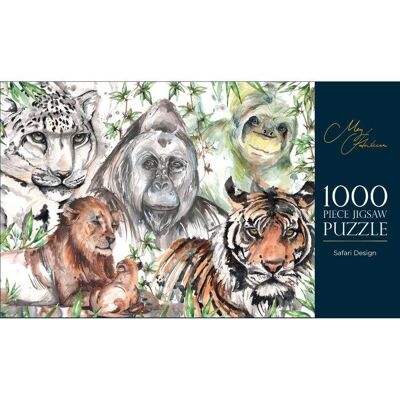 Puzzle Safari Meg Hawkins 1000 pièces, 50x70 cm