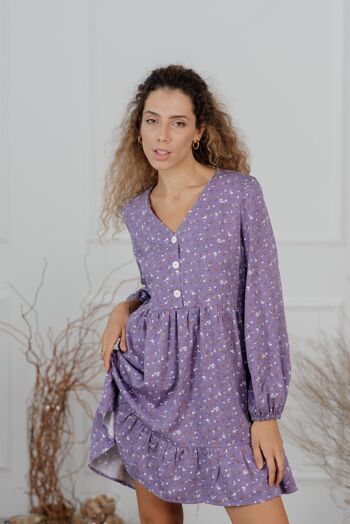Robe ample avec boutons 5