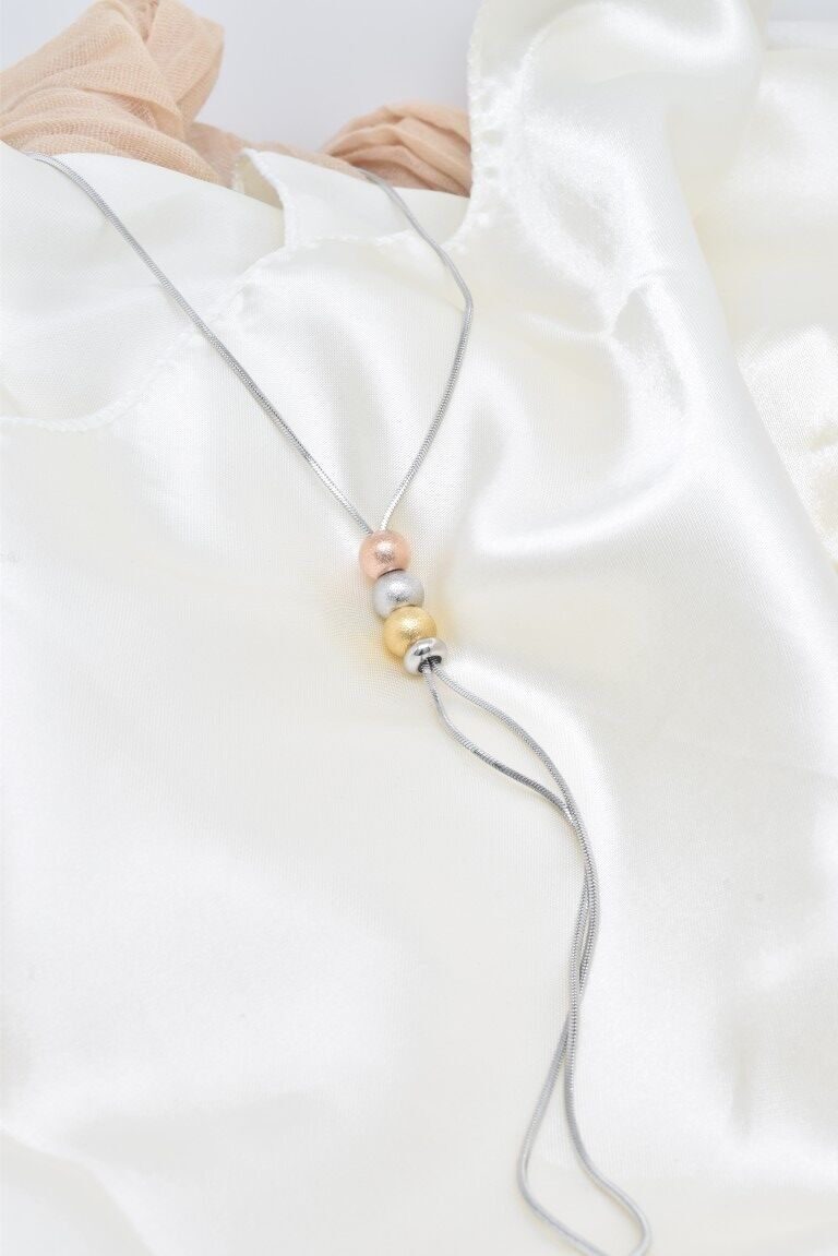 Verstellbare Halskette aus Edelstahl - BJ210264