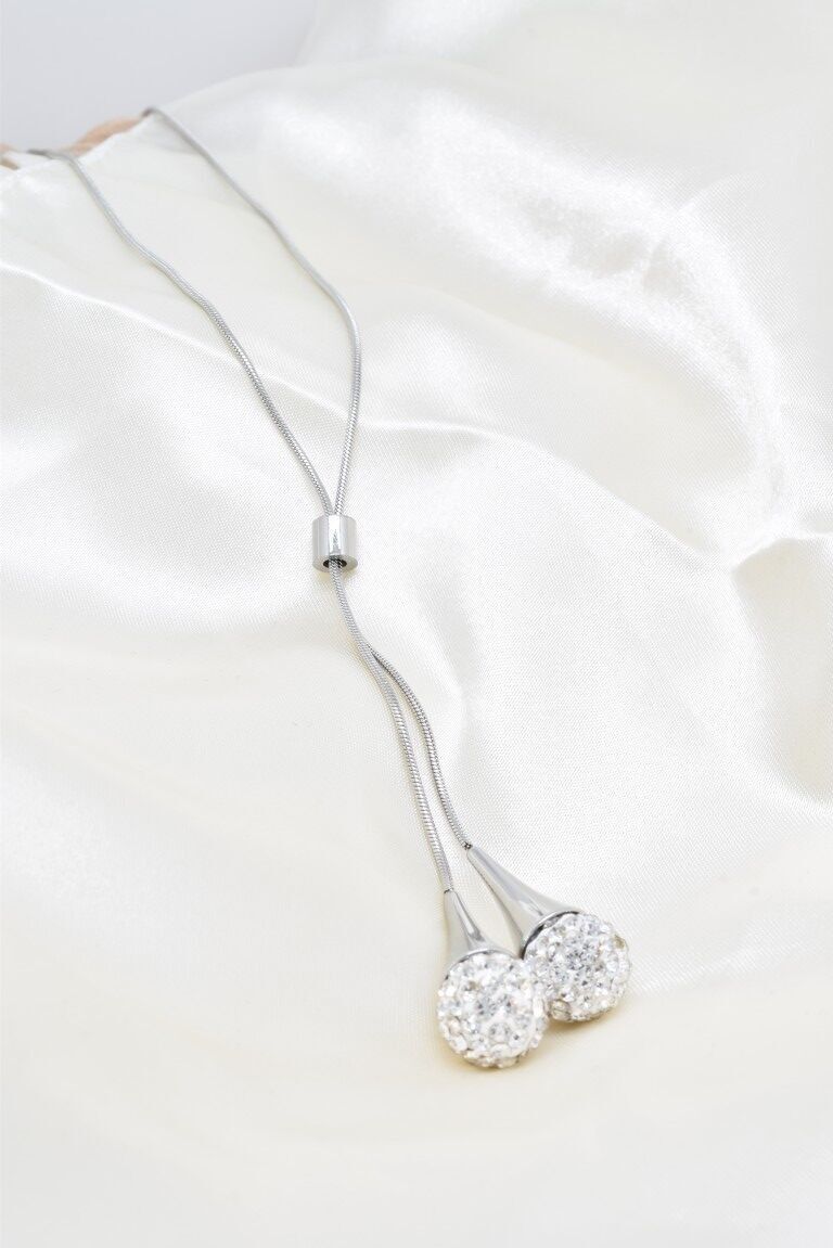 Verstellbare Halskette aus Edelstahl - BJ210265AR