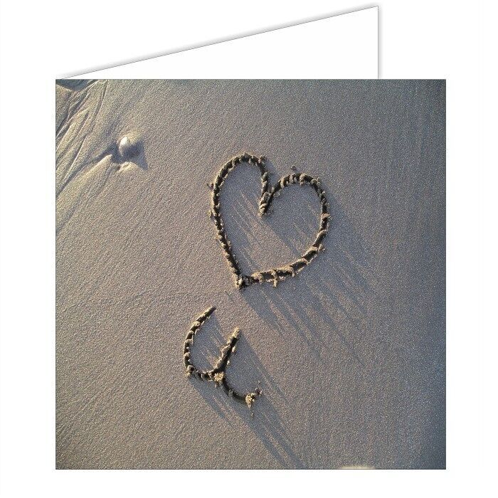 Biglietto di auguri SandScript "Ti amo"