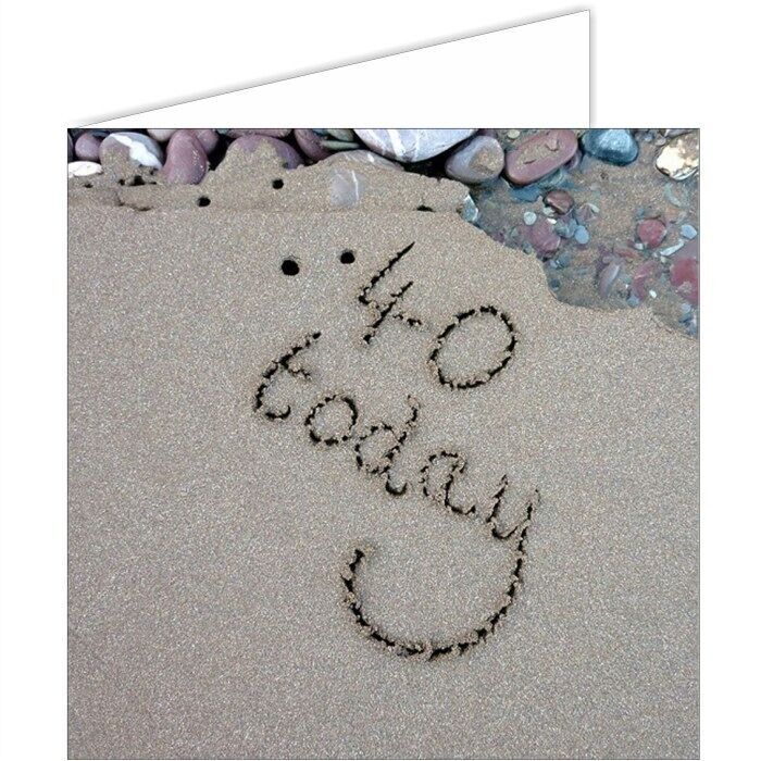 Carta SandScript "40 Oggi"