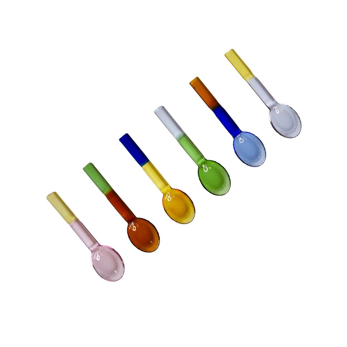 Herbstfarbene Teelöffel - 6er-Set