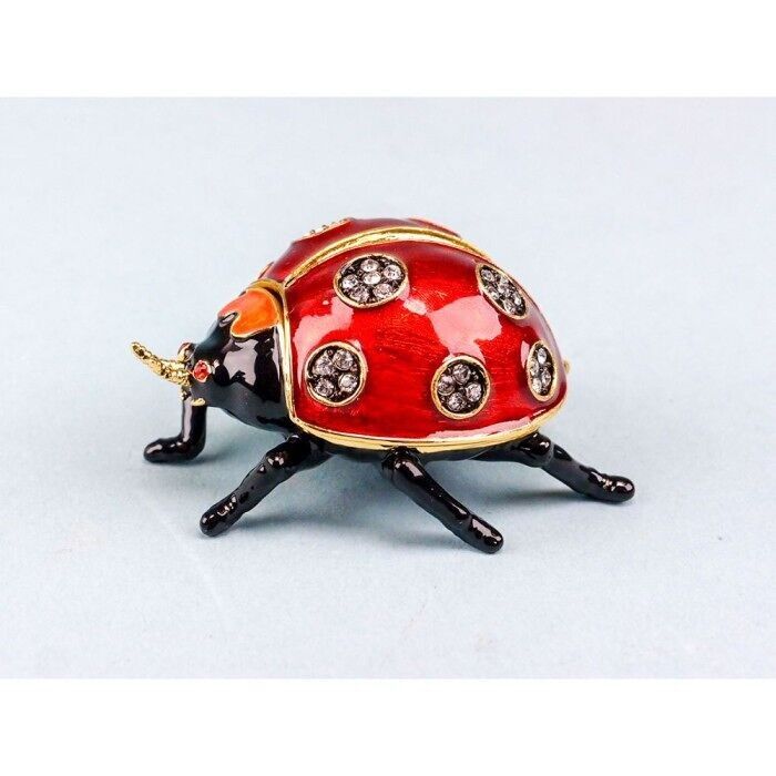 Coccinella cloisonné, 6 cm