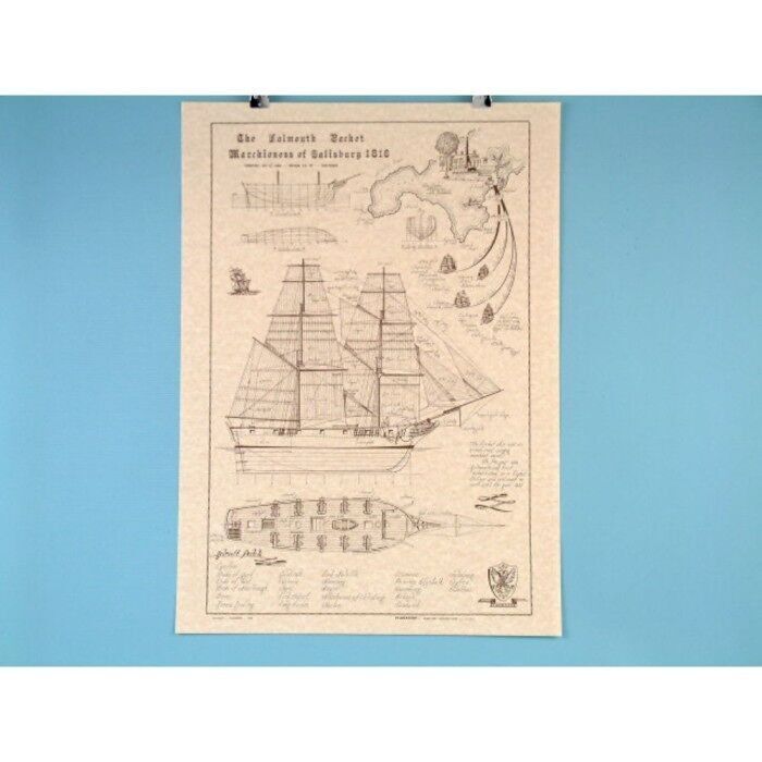 Pacchetto Falmouth 63x45cm, pergamena