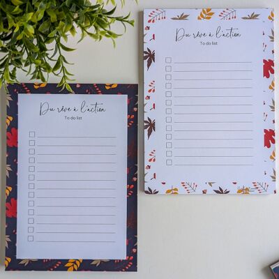 Lista delle cose da fare A5 - Foglie autunnali