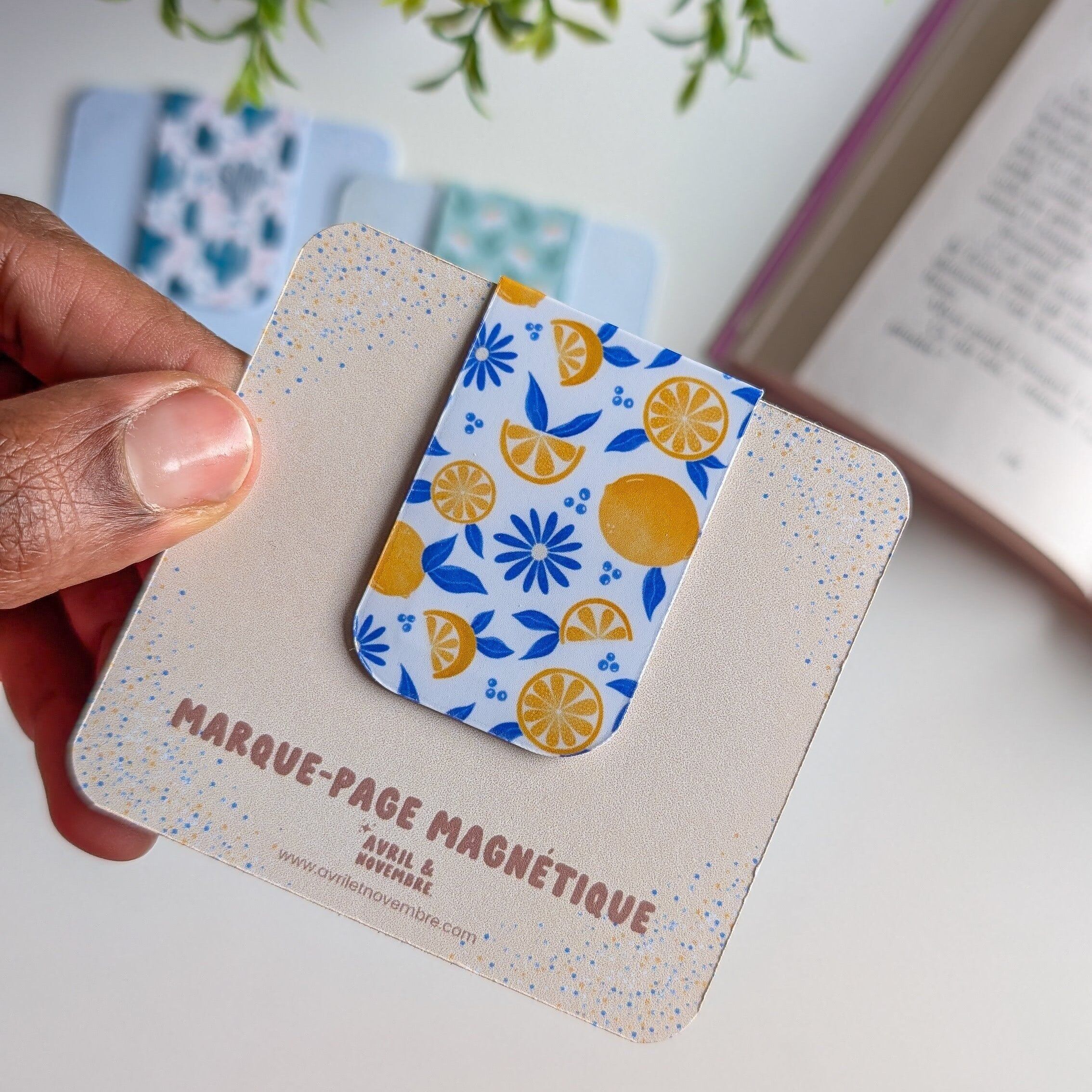 Segnalibro magnetico - Limoni