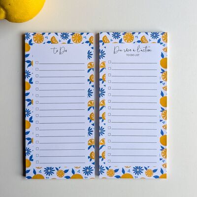 Lista delle cose da fare 10x21 cm - Limoni