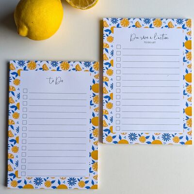 To-Do Liste A5 - Citrons