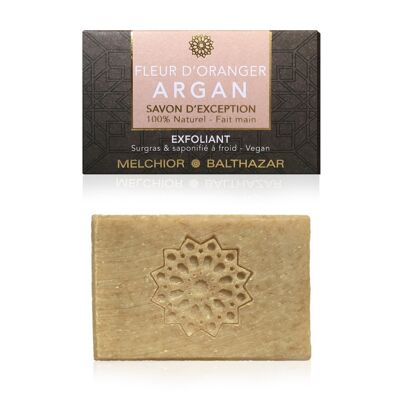 Excepcional Jabón de Argán de Flor de Naranjo - Exfoliante