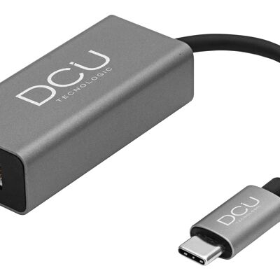 Adaptador USB tipo C a RJ45 Gigabit Ethernet 1000Mbps