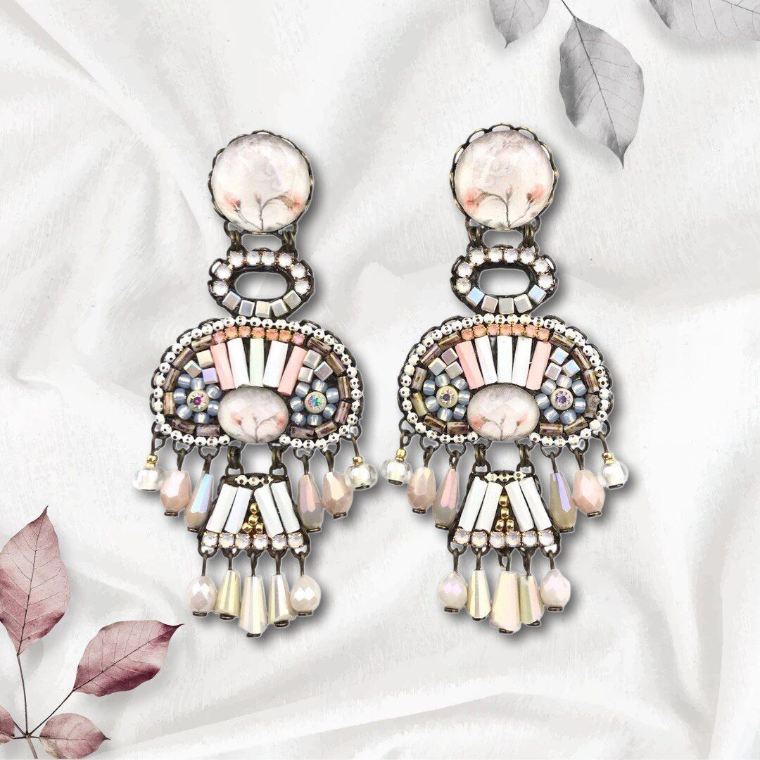 orecchini di cristallo Blanca