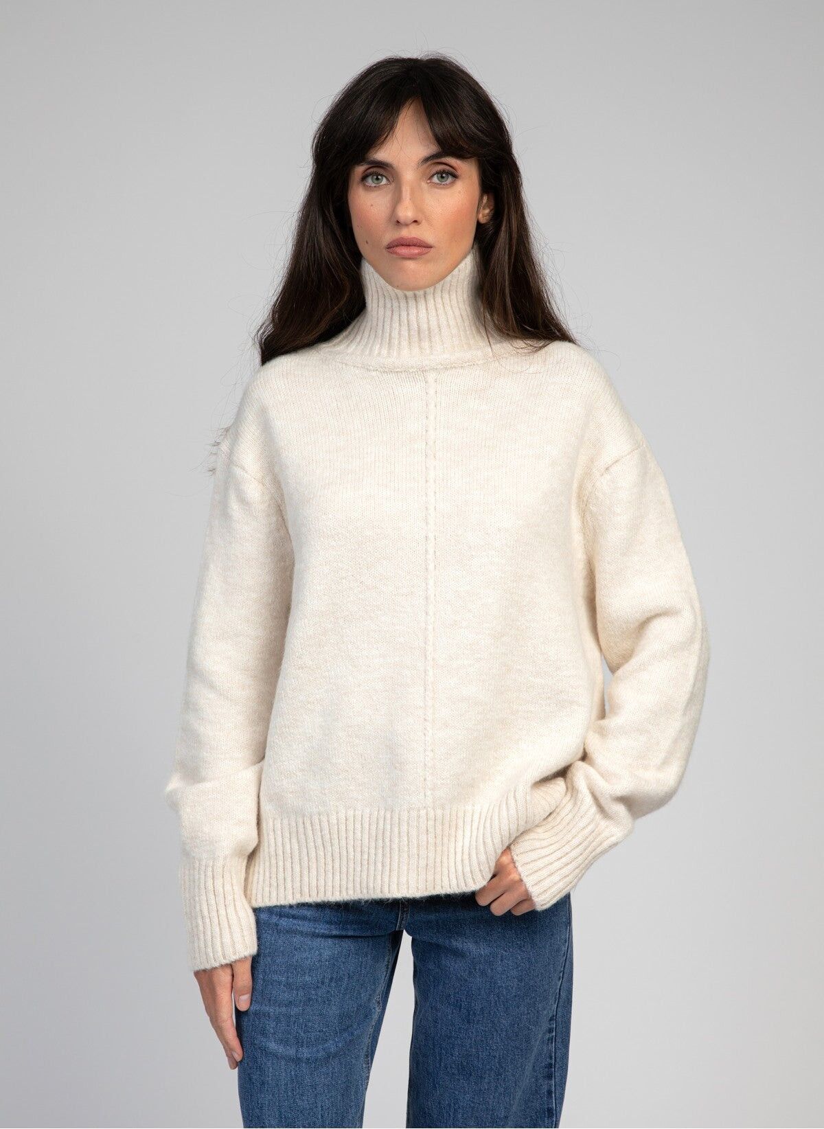 PULLOVER LIPY ecrù