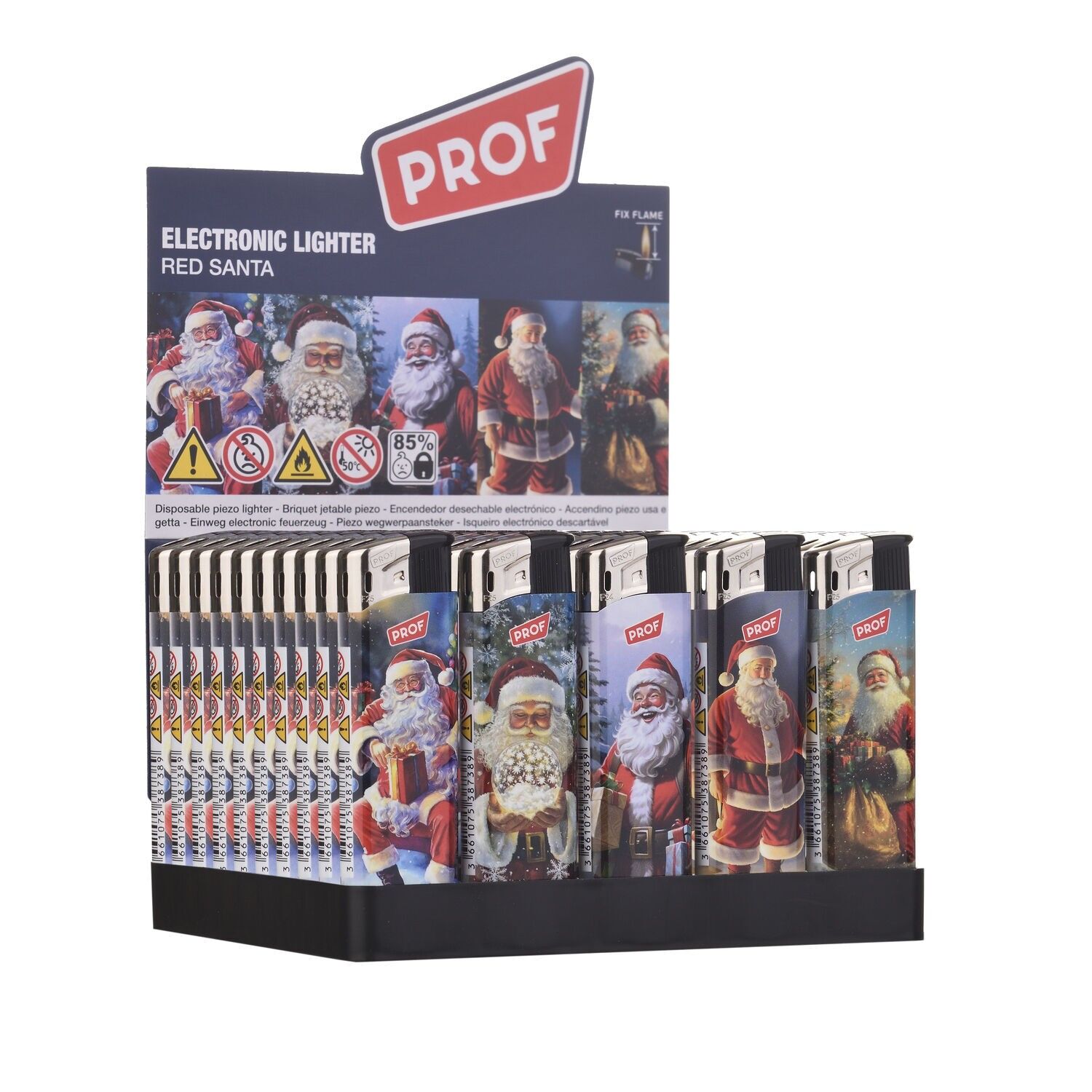 Encendedores de Papá Noel x50