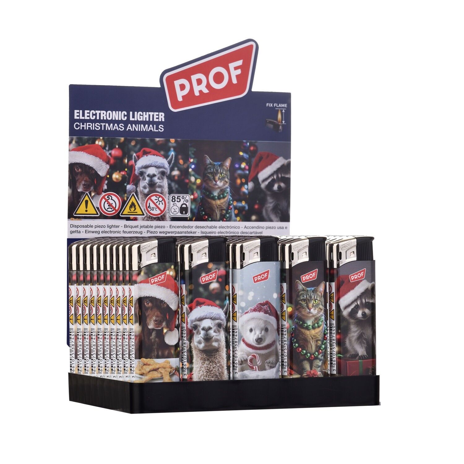 Encendedores navideños de animales x50