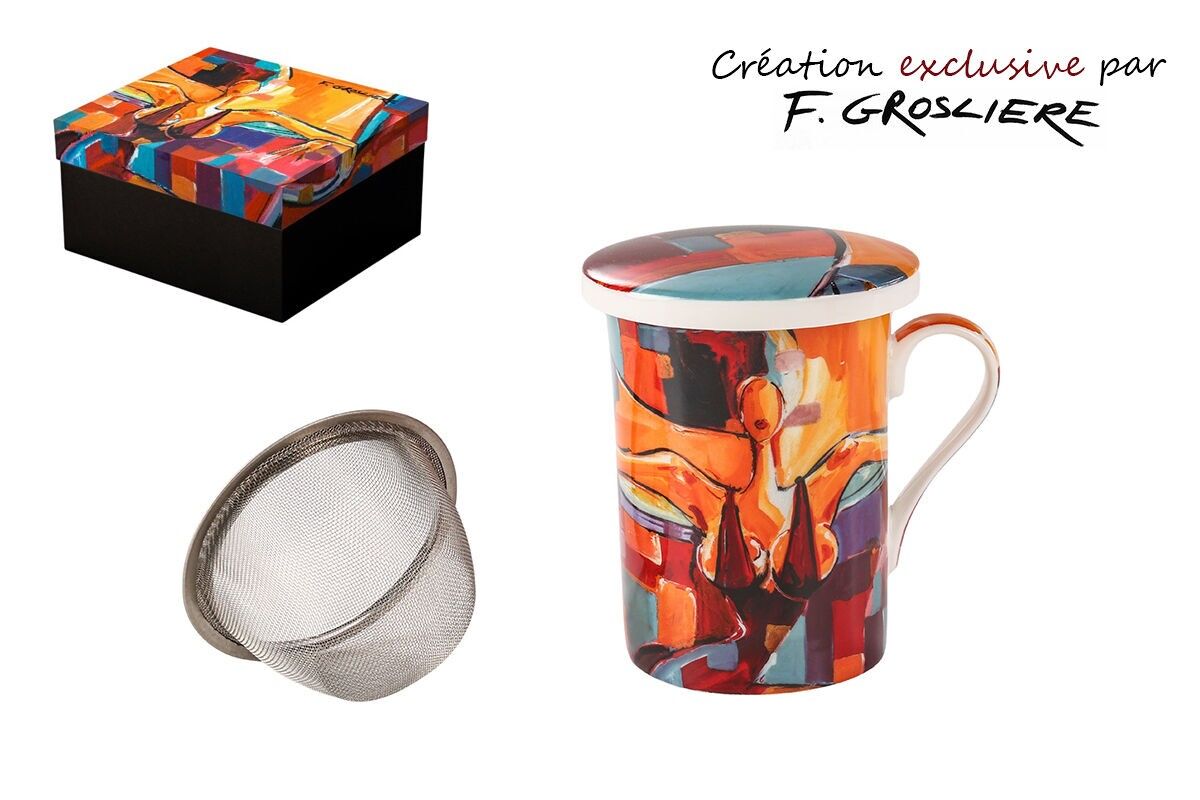 TEIERA IN PORCELLANA 300 ML – LA FEMME ARTY, F.GROSLIERE